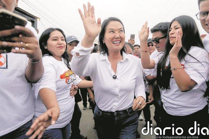 Fujimori se impone a Sánchez en las presidenciales de Perú con un 98,2% escrutado