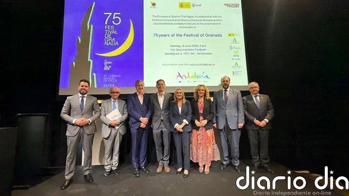 Granada proyecta su candidatura de Capitalidad de Cultura en Ámsterdam a través del Festival de Música y Danza