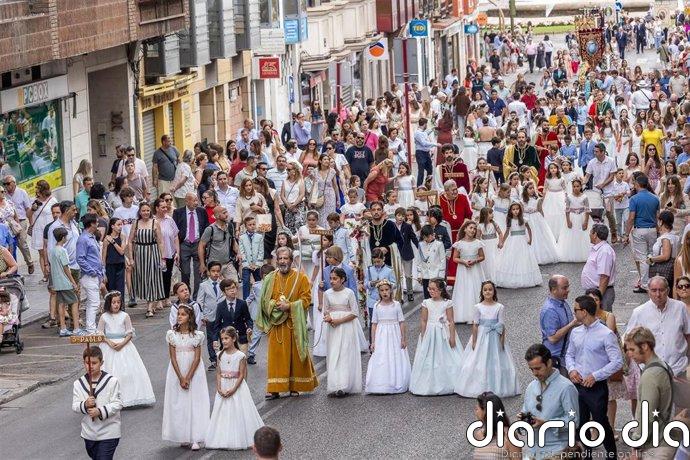 Guadalajara celebra el Corpus recordando los 800 años del tránsito de san Francisco y con los niños y niñas de comunión