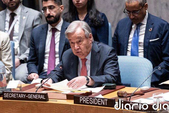 Guterres se muestra "profundamente alarmado" por la escalada de bombardeos de Israel contra Líbano