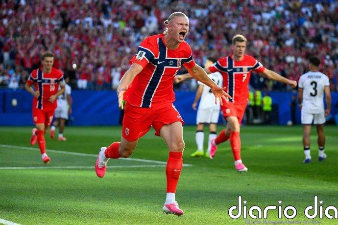 Haaland se lo pasa bien ante Irak