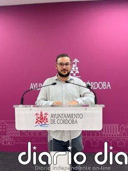 Hacemos Córdoba pide que no se prorrogue el contrato del gerente del IMAE El concejal de Hacemos Córdoba en el Ayuntamiento de la capital cordobesa Iván Fernández.