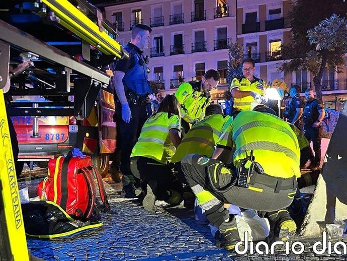 Herido grave un hombre de 35 años tras sufrir una agresión con arma blanca en el centro de Madrid