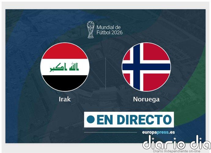 Irak - Noruega, en directo hoy: sigue el partido de Copa Mundial de la FIFA minuto a minuto