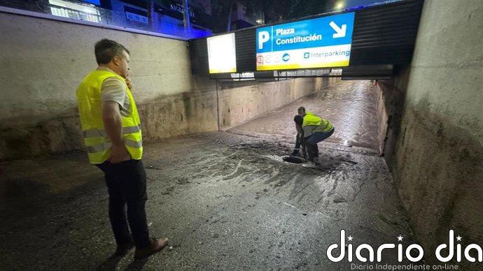 Jaén activa la preemergencia tras una tromba de agua con 110 incidencias, cortes eléctricos y anegaciones
