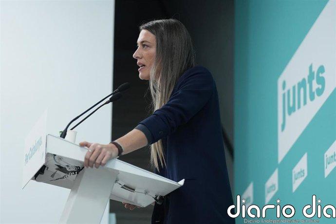 Junts espera que el PSOE "medite" la propuesta que lanzó en el Congreso y "empuje" a Sánchez a apartarse del Gobierno