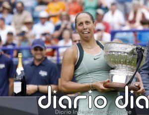 Keys hace 'hat-trick' en Eastbourne y Osaka se retira en la final de Bad Homburg