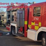 La caída de un rayo causa un incendio en un pinar de Corraliza de Cascajos (Caparroso)