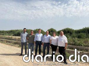 La consejera Arancha Simón conoce en Pina de Ebro (Zaragoza) el proyecto para impulsar la IGP del espárrago
