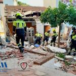 La explosión de una bombona en un restaurante de Sayalonga (Málaga) causa dos heridos leves y el derrumbe de una planta