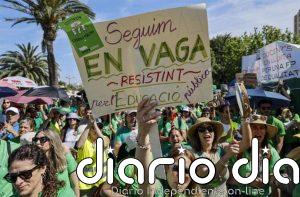 La huelga indefinida en la enseñanza valenciana entra en su cuarta semana