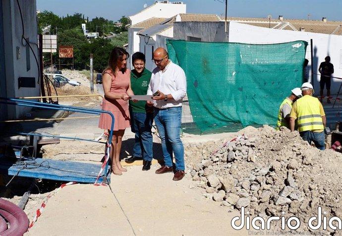 La Junta impulsa en Rute (Córdoba) obras en el barrio del Cabildo con el PFEA que refuerzan el empleo