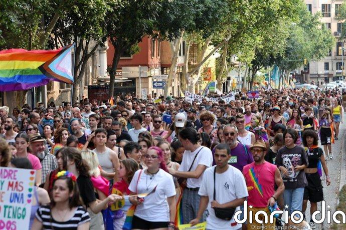 La manifestación del Orgullo Lgtbi será "más reivindicativa que nunca" y terminará por primera vez en la plaza de Cort