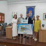 La ONCE presenta cinco millones de cupones con la representación de la playa del parador de Mazagón (Huelva)
