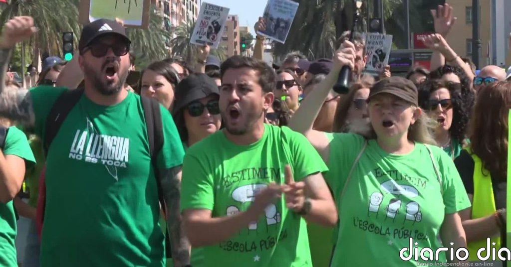 La protesta de los profesores se recrudece