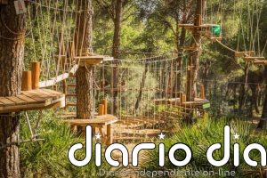 La Rábida acoge a partir de julio un nuevo espacio de ocio de aventura y tirolinas