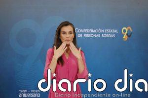 La Reina Letizia dedica un mensaje a las personas sordas con motivo del 90 aniversario de la Confederación Estatal