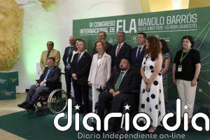 La Reina Sofía, ejemplo de elegancia y estilo en la inauguración del III Congreso Internacional de ELA en La Roda