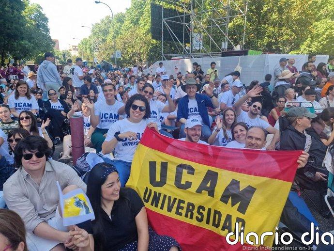 La UCAM alza la mirada junto a León XIV en Madrid