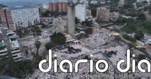 Las imágenes aéreas muestran el destrozo en las viviendas de Venezuela