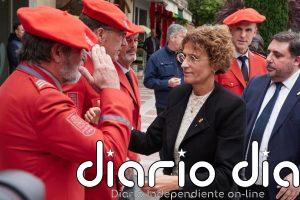 Las principales autoridades de Navarra acompañan en el tanatorio a las familias de los policías forales fallecidos