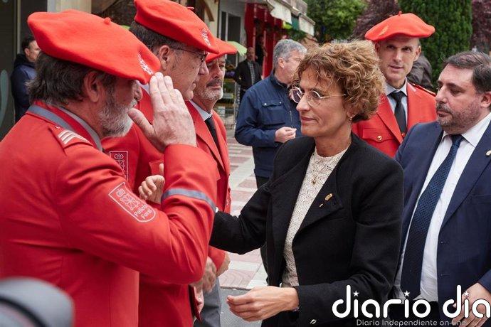 Las principales autoridades de Navarra acompañan en el tanatorio a las familias de los policías forales fallecidos