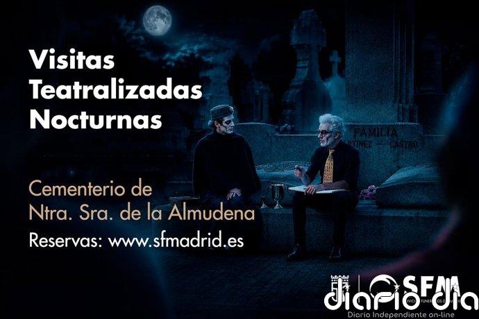 Las visitas teatralizadas devuelven la vida a los personajes ilustres del Cementerio de la Almudena este verano