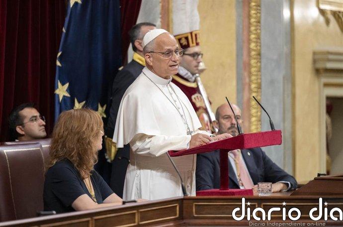 León XIV asume en el Congreso que la Iglesia "no siempre" estuvo "a la altura" en la conquista de América