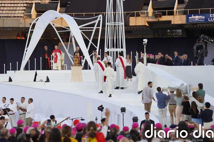 León XIV en la vigilia de Barcelona: "Que este país sea un espacio acogedor"