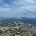 Levantan el confinamiento por el incendio en Cervià de les Garrigues (Lleida) tras estabilizarse