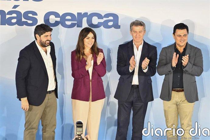 López Miras:"Con Feijóo tendremos un presidente comprometido con la Región, que nos va a tratar con justicia e igualdad"