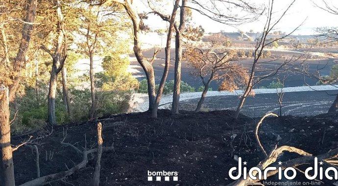 Los Bombers prevén dar por controlado el incendio en Talavera (Lleida) este jueves a mediodía