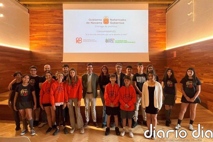 Los colegios Luis Amigó, Escolapios Calasanz y el IES Berriozar, ganadores del concurso escolar Consumópolis 21