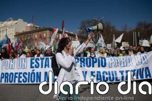 Los médicos inician el lunes su quinta semana de huelga nacional del año contra el Estatuto Marco
