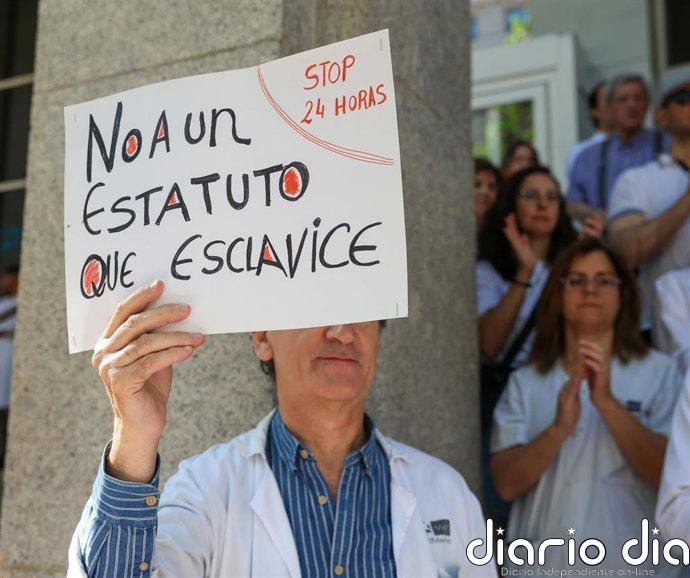 Los médicos madrileños arrancan este lunes la quinta semana de huelga contra el Estatuto Marco