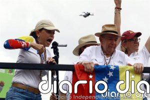 Los opositores venezolanos María Corina Machado y Edmundo González piden apoyo internacional por los terremotos