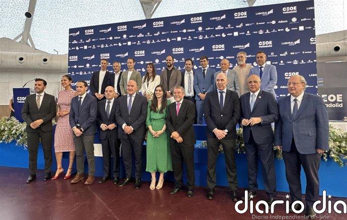 Los Premios CEOE Valladolid 2026 reconocen el trabajo "con ahínco" de las empresas que "construyen" la provincia