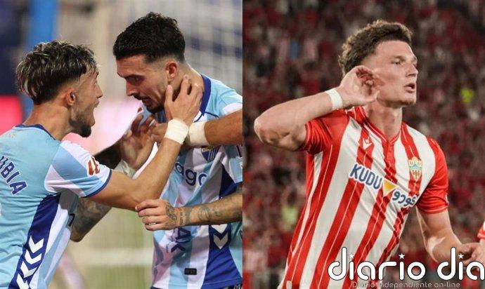 Málaga y Almería inician la batalla final por el ascenso