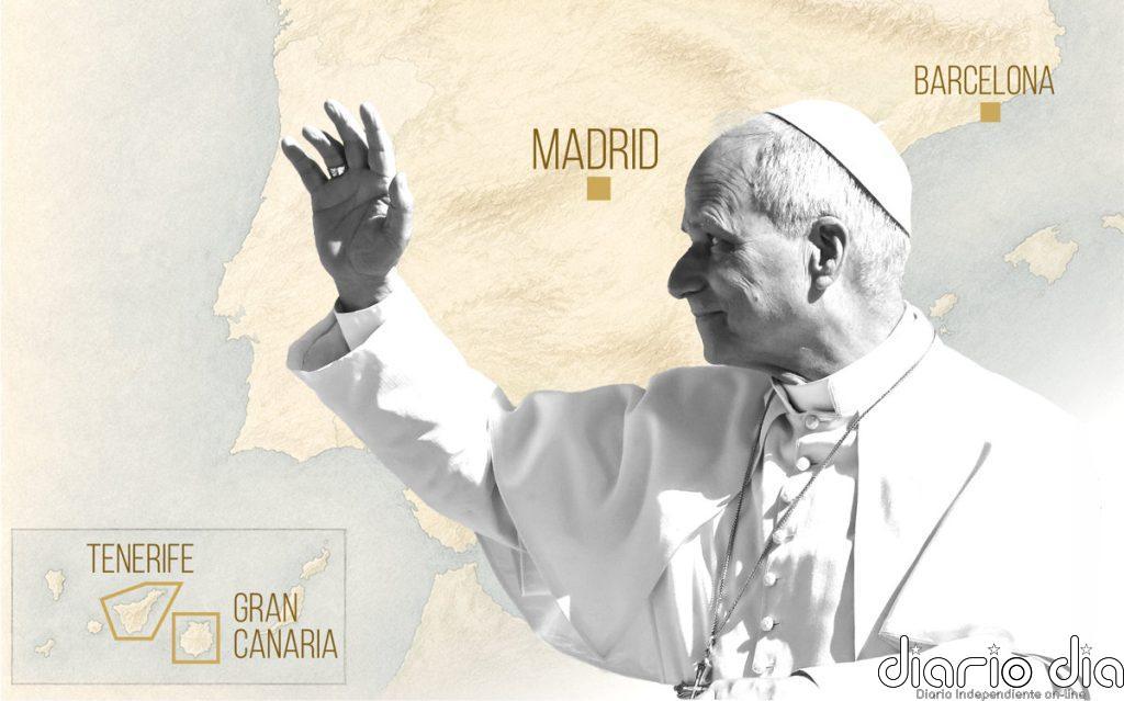 Mapa de la visita del Papa a España en 2026: recorrido completo, ciudades y buscador de actos