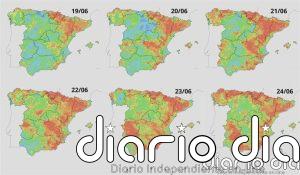 MAPA | El riesgo de incendio durante la ola de calor, municipio a municipio