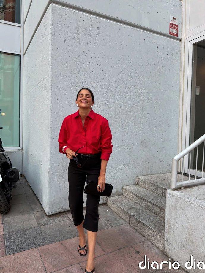 María García de Jaime se rinde ante los jeans piratas: la clave de cómo combinarlos este verano