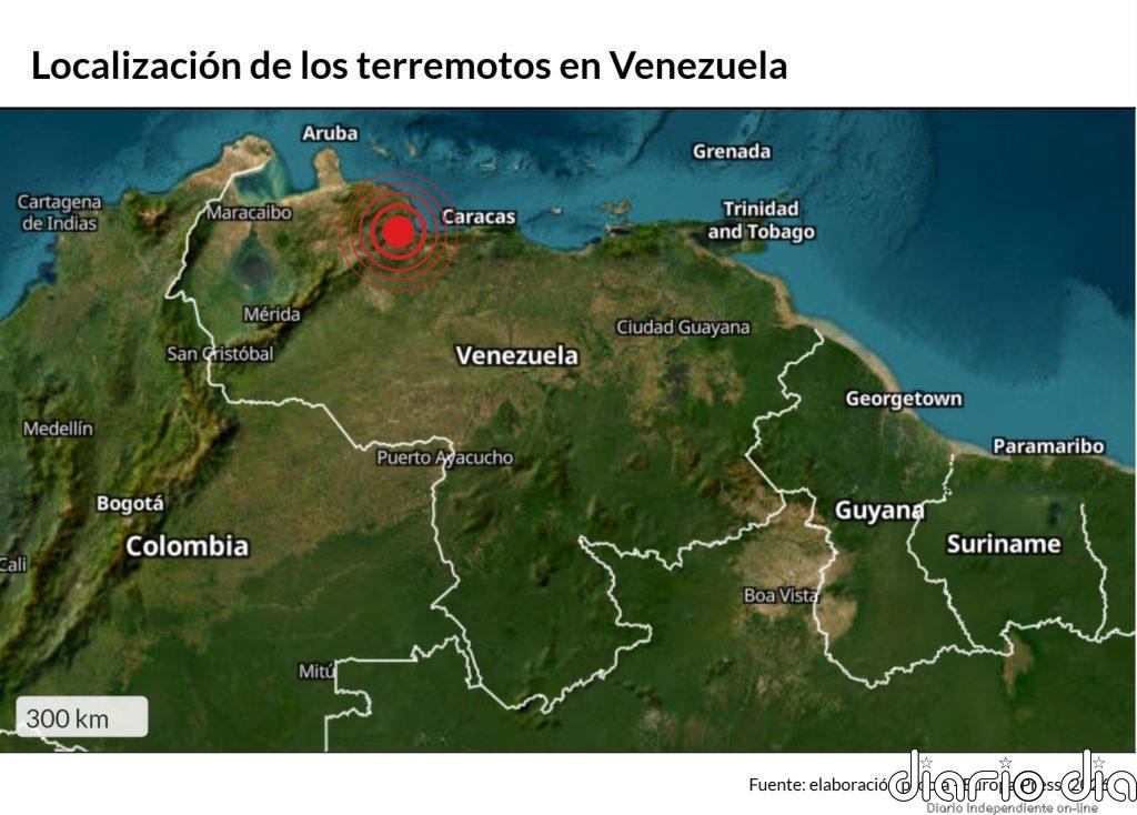 Más de 30 muertos y 700 heridos en un doble terremoto en Venezuela "sin contar" La Guaira, "zona de desastre"