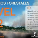 Más de medio centenar de vecinos pasarán la noche en Viso del Marqués por el incendio declarado en Calzada