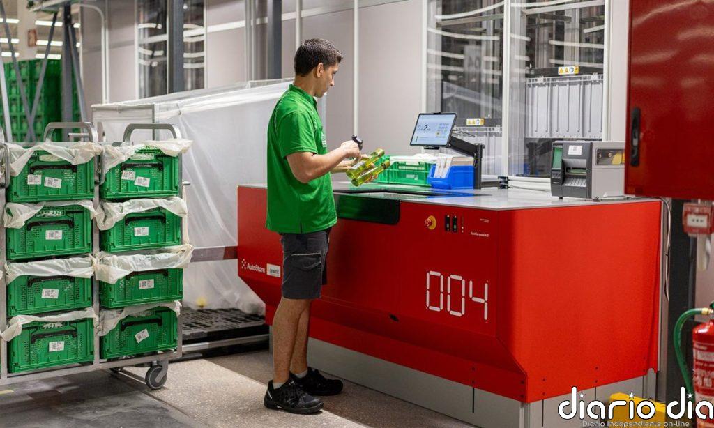 Mercadona inaugura en Madrid su primera Colmena semiautomatizada, con capacidad para 5.000 pedidos diarios