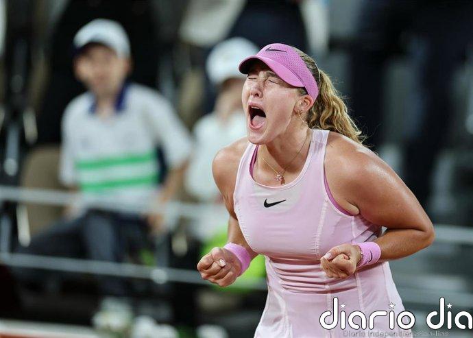 Mirra Andreeva conquista su primer 'grande' en Roland Garros