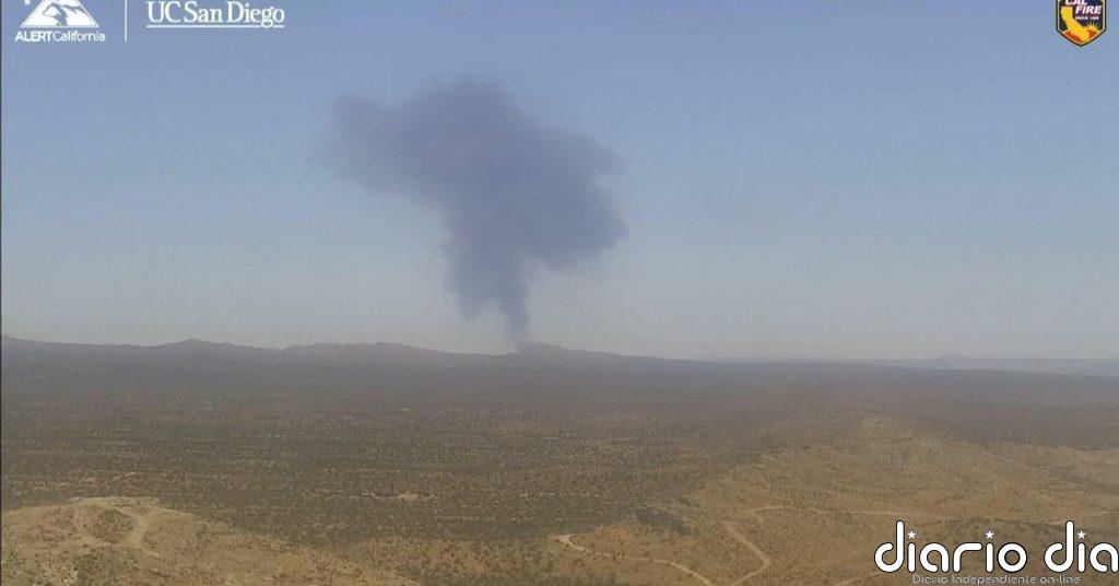 Mueren los ocho tripulantes de un bombardero B-52 tras estrellarse en California