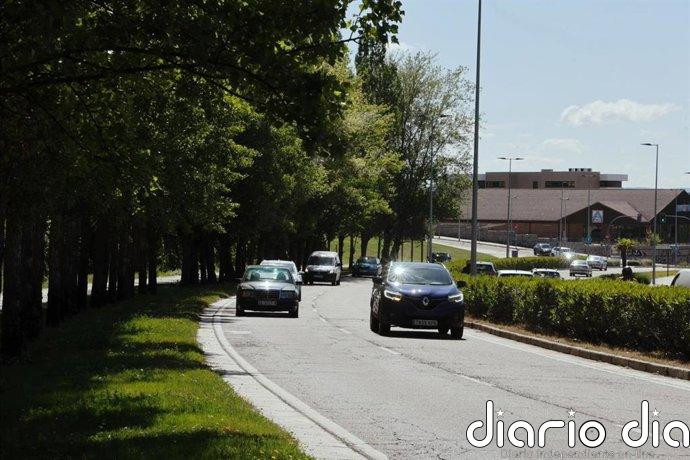 Obras para renovar el firme de Manuel Jiménez Alfaro, en Valladolid, entre avenida de Salamanca y Ciudad de la Habana