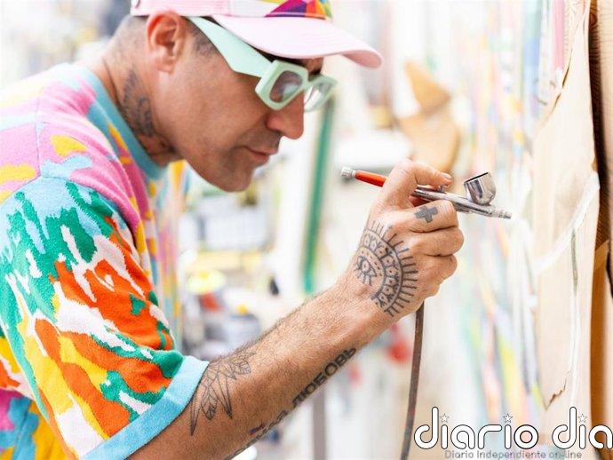 Okuda presenta el jueves el 'Museo del Kolor' que abrirá en el Palacio Cortiguera de Santander