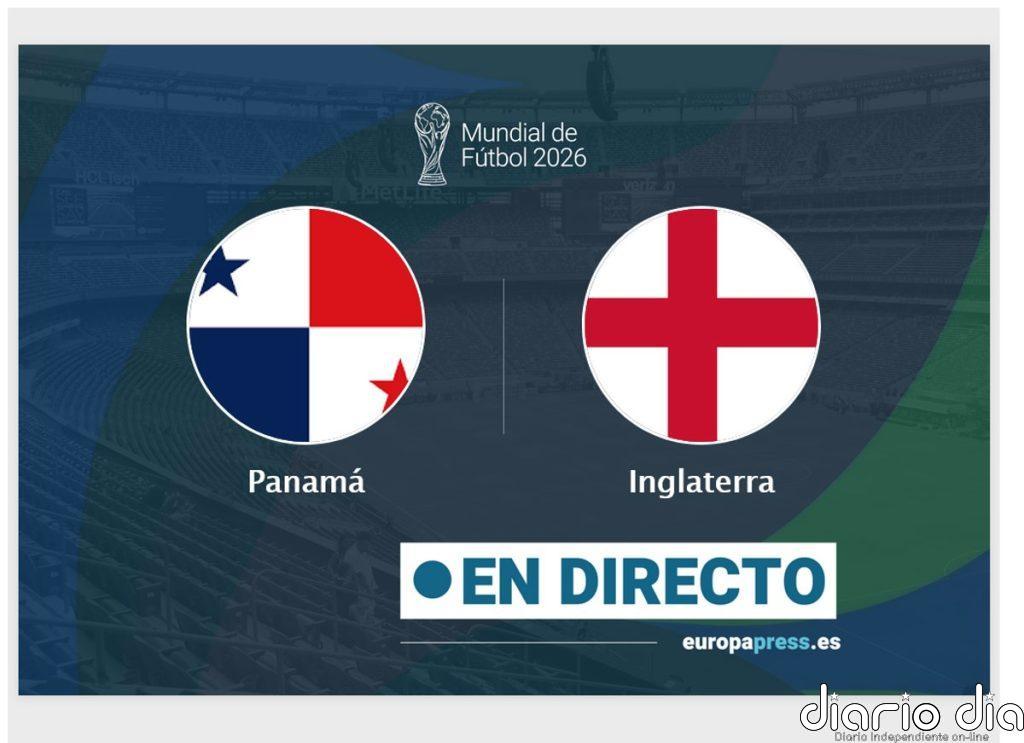 Panamá - Inglaterra, en directo hoy: sigue el partido de Copa Mundial de la FIFA minuto a minuto