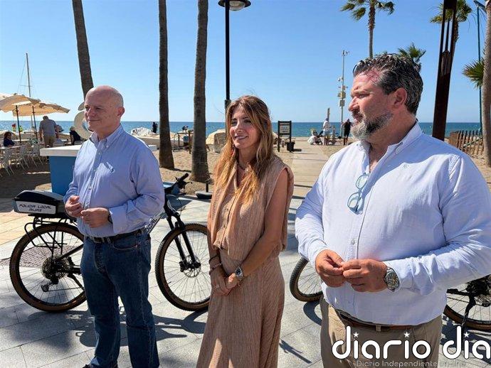 Policía Local de Mijas presenta su Unidad Ciclista para reforzar la seguridad del litoral durante el verano